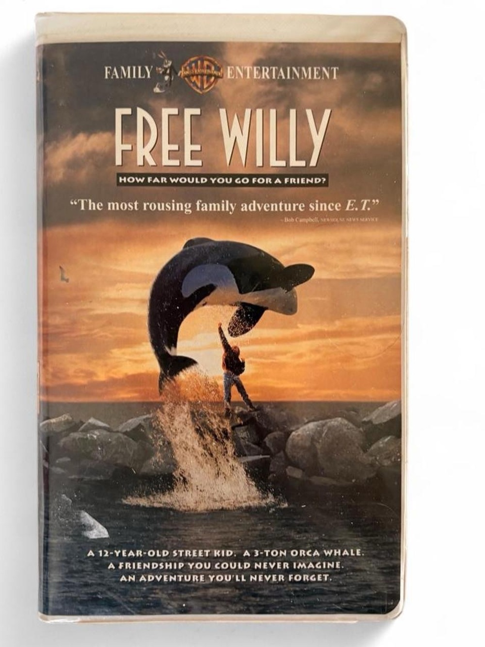 Free Willy 1993 VHS Tape